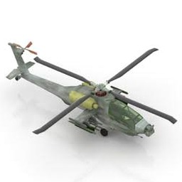 3d武装直升机模型